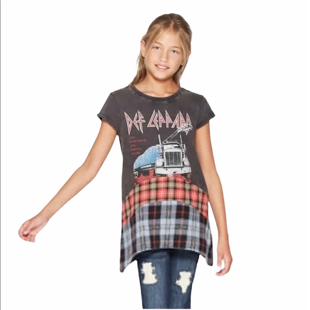 Youth Junk Food Def Leppard Graphic Shirt